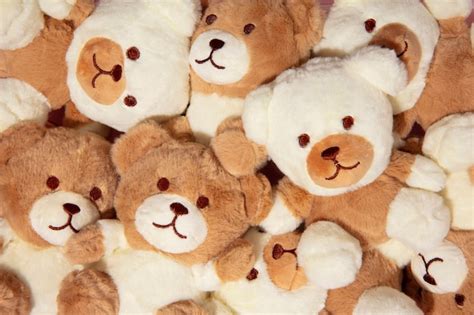 Premium Photo | Cute and fluffy bear toys