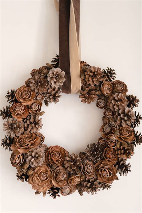 Pinecone Wreath - Finding Lovely