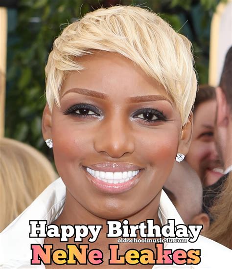 Happy 57th Birthday NENE LEAKES Linnethia Monique "NeNe" Leakes (born