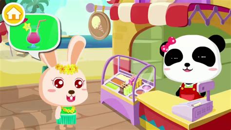 Мороженое и смузи. ПАНДА. Мультик игра для детей. Panda making ice ...