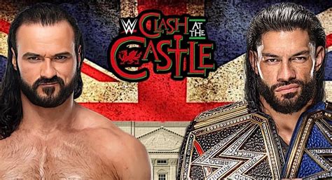 Roman Reigns vs Drew McIntyre/Clash at the Castle by DecentRenderz on ...