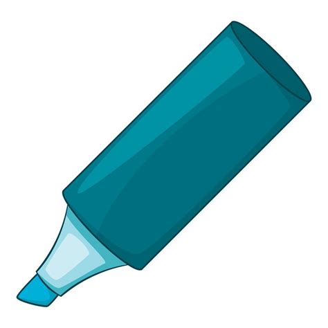 Vector De Dibujos Animados Marcador Marcador Pluma Icono En Estilo ...