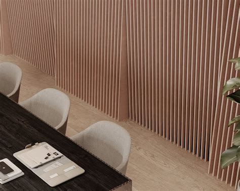 fin acoustic felt wall panels
