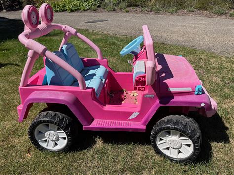 Barbie Jeep Riding Toy