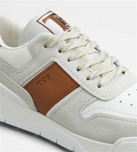 Man MULTICOLOUR Tod's Sneakers in Suede and Smooth Leather ...