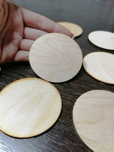 WOODEN CIRCLES. BLANKS. Plywood circles. Round plywood blanks. | Etsy