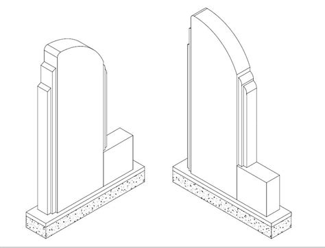 Drawing 6 - Headstone World Dallas