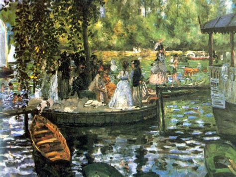 La Grenouillère (1869) Pierre-Auguste Renoir. | Renoir art, Renoir ...