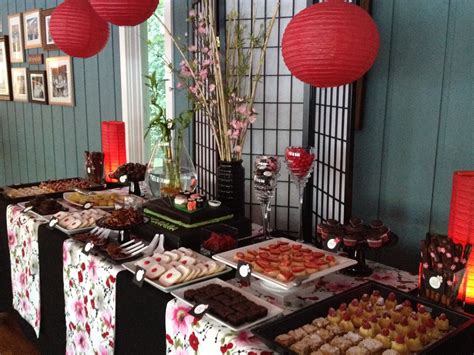 Japanese Sweets Table, Japanese Dessert Table | Japanese theme parties