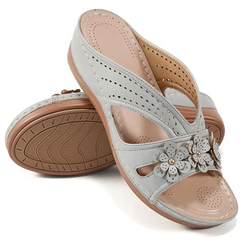 mtvxesu Womens Dress Sandals, Women's Summer Size Wedge Fish Mouth