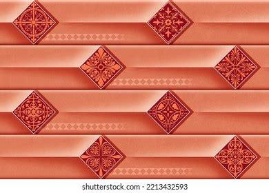 3d Wall Tiles Design High Quality Stock Illustration 2213432593 ...