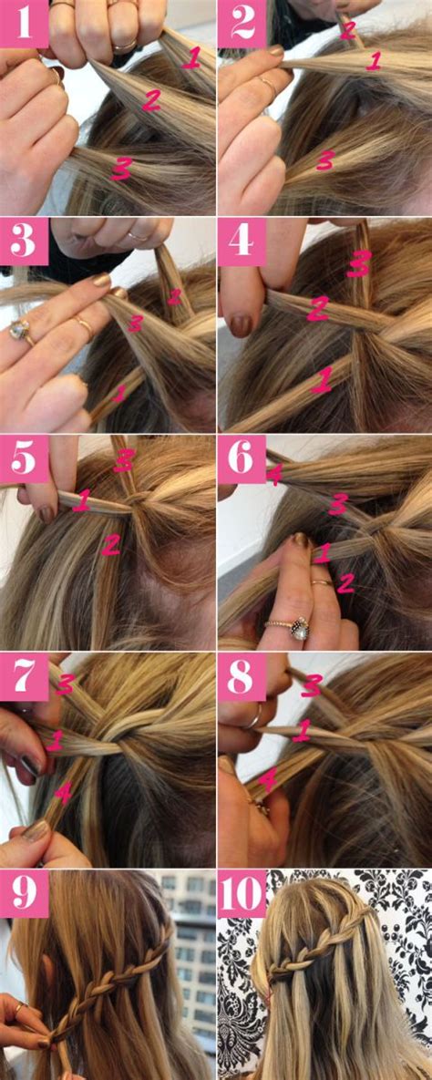 Waterfall Braid Tutorial - How to Do a Perfect Waterfall Braid Hairstyle