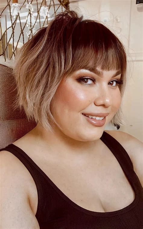 Beautiful Bob Haircuts For Round Faces