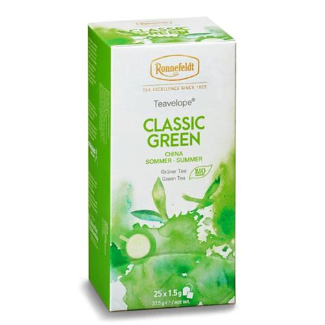 Чай Роннефельдт Зеленый Классический • Teavelope® Classic Green 25х1,5g ...