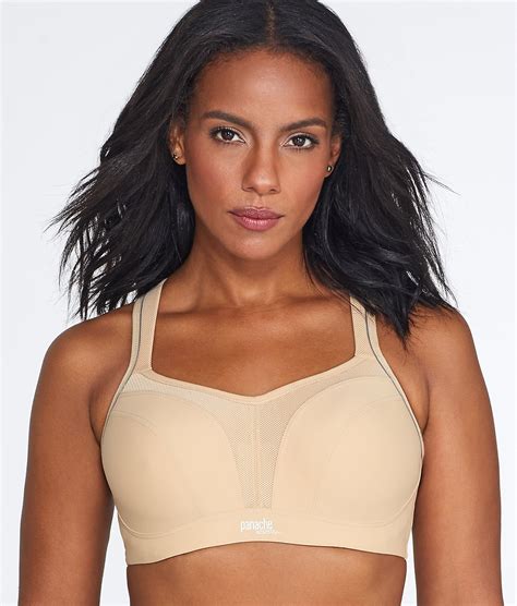 panache latte full busted underwire sports bra   uk  nwot