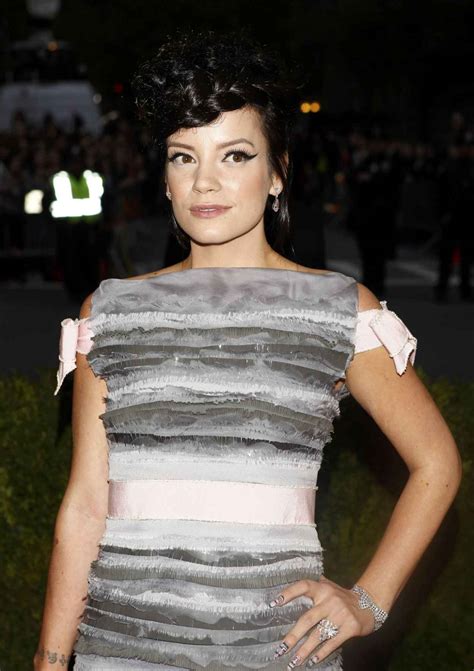Lily Allen in Chanel Couture Gown Charles James: Beyond Fashion Costume