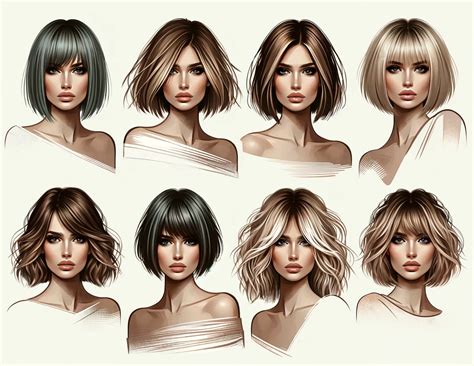 chic medium bob hairstyles trendy cuts  effortless style