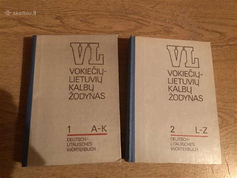 Vokiečių - lietuvių kalbos žodynas - Skelbiu.lt