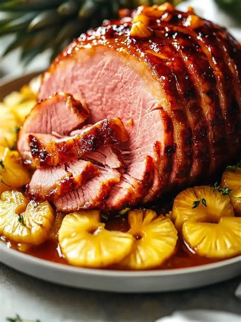 Irresistible Honey-Glazed Ham with Pineapple Perfection