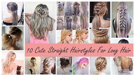 cute straight hairstyles  long hair az hair