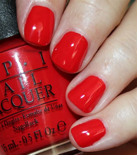 Opi Red Nail Polish Color