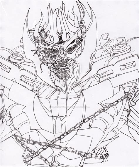 Megatron Drawing at GetDrawings | Free download