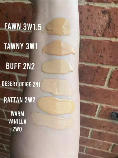 Estée Lauder Double wear swatches - Imgur in 2023 | Estee lauder double ...