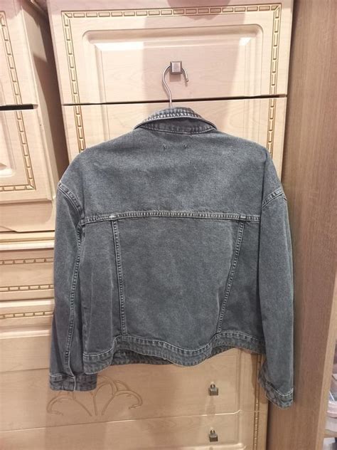 Джинсовая куртка джинсовка оверсайз серая boohoo: цена 250 грн - купить ...