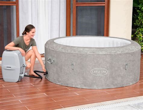 Надувное джакузи 60065 Bestway Надувной СПА бассейн Bestway LAY-Z-SPA ...