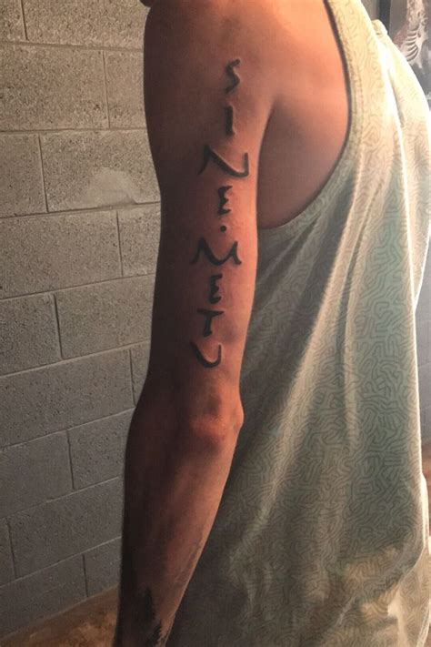 Tattoo uploaded by James Caleb Dotson • Sine Metu- Irish Gaelic for ...