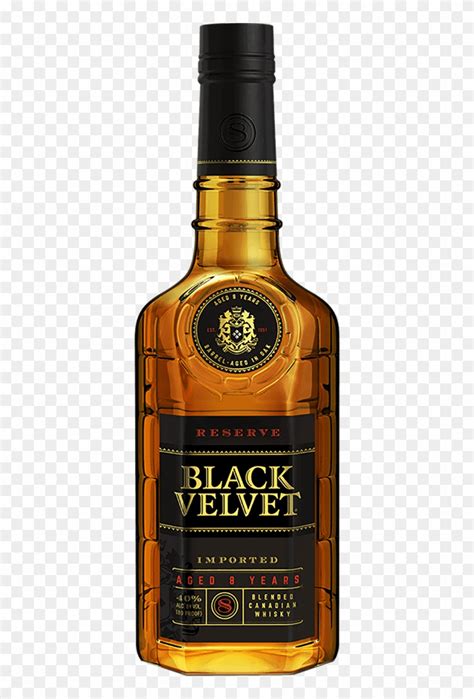 Black Velvet Canadian Whisky - Black Velvet Whiskey, HD Png Download - 366x1160(#6312675) - PngFind