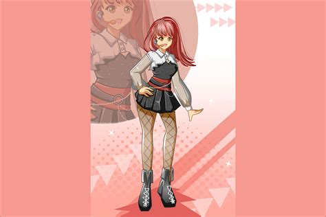 Beautiful Idol Girl on Stage Graphic by neves.graphic777 · Creative Fabrica