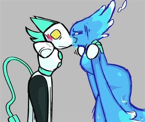 tasque manager and miss mizzle (deltarune) drawn by freaky_frohicky