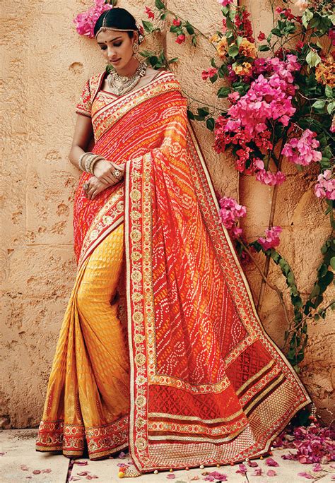 Bandhej Sarees: Trust These Ethnic Drapes For Wedding Functions