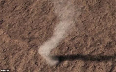 nasa records dust tornadoes   feet tall  mars big world tale