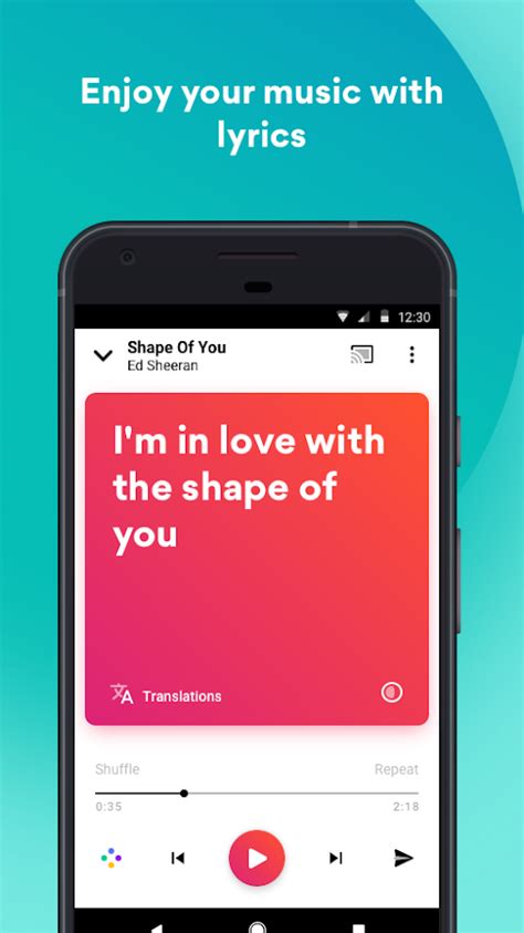Musixmatch - Lyrics for your music - Android Apps on Google Play