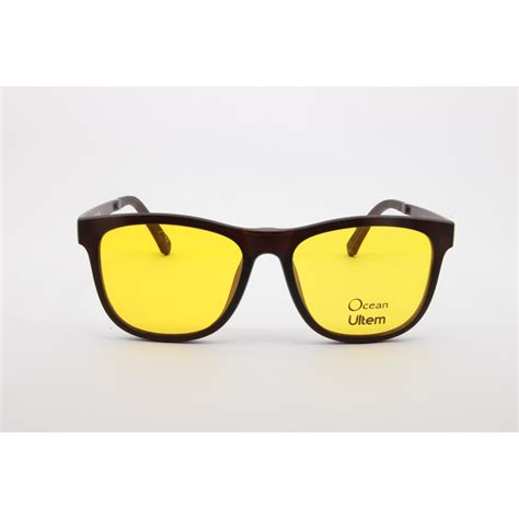 Rama ochelari de vedere cu 3 clip-onuri polarizate si clip-on cu