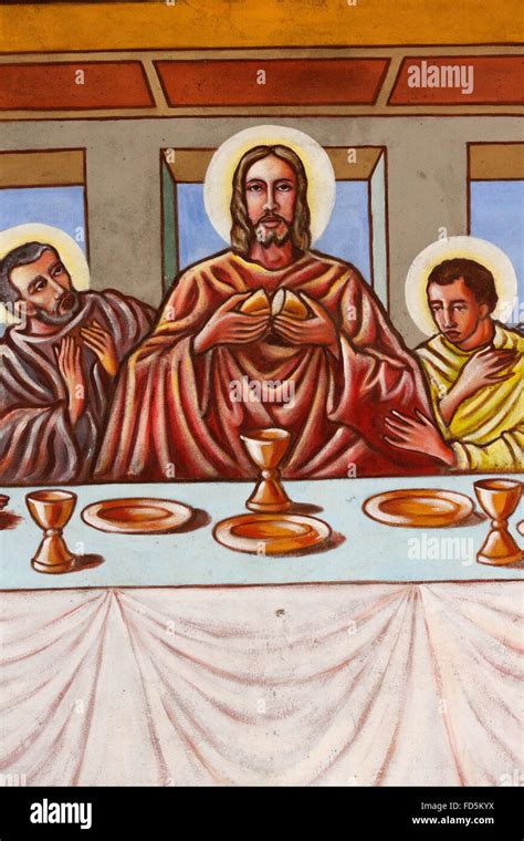 Last supper painting hi-res stock photography and images - Alamy