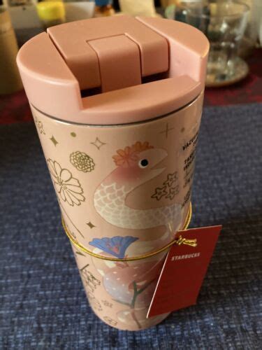 starbucks lunar  year   snake stainless steel tumbler