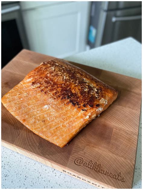 Reverse Sear Salmon Traeger Grill - Ali Khan Eats