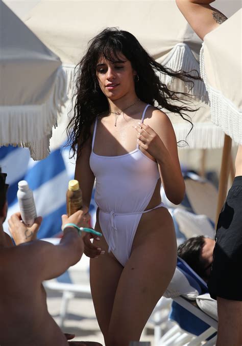 CAMILA CABELLO in Swimsuit at a Beach in Miami 07/29/2019 – HawtCelebs