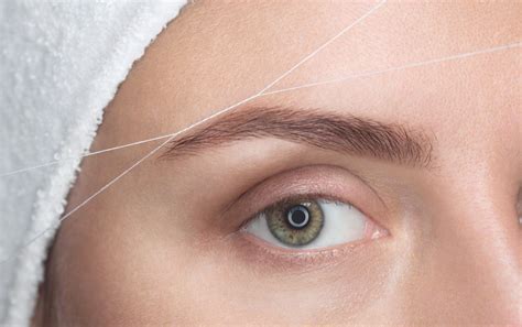 Eyebrow Threading Before And After Blonde at Audrey Stier blog