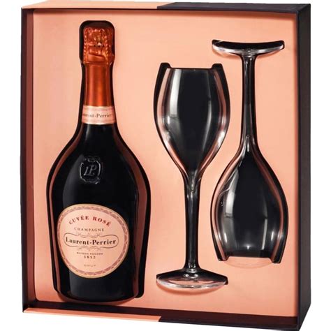 Laurent-Perrier Cuvée Rosé Champagne NV Glass Gift Pack – Fine-O-Wine ...