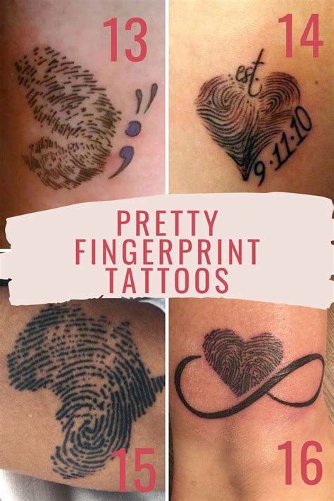 43 Special Fingerprint Tattoo Ideas - Tattoo Glee