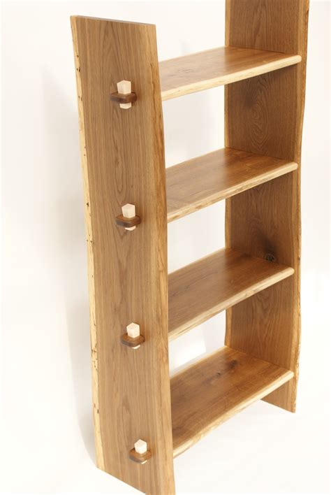 Organic Live Edge Natural Bookcase