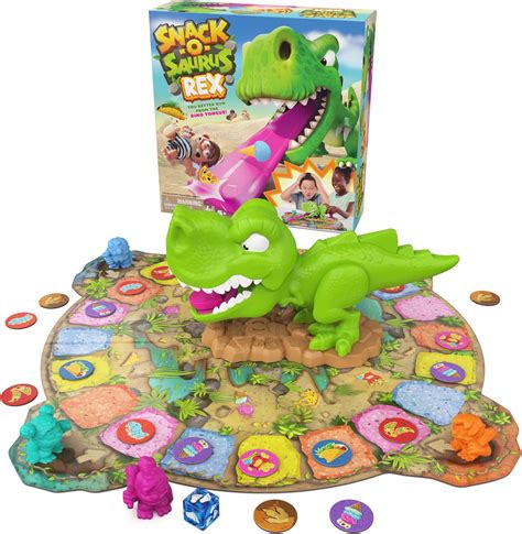 Spin Master Games, Snack-O-Saurus Rex Board Game, Kids Game, Funny