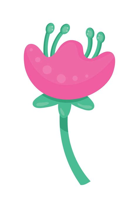 pink garden flower 11441771 Vector Art at Vecteezy