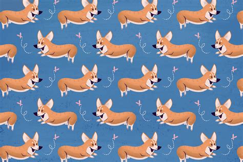 Corgi Patterns on Behance