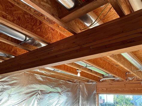 Stacked and glued 2X4s used as a beam - Structural Inspections ...