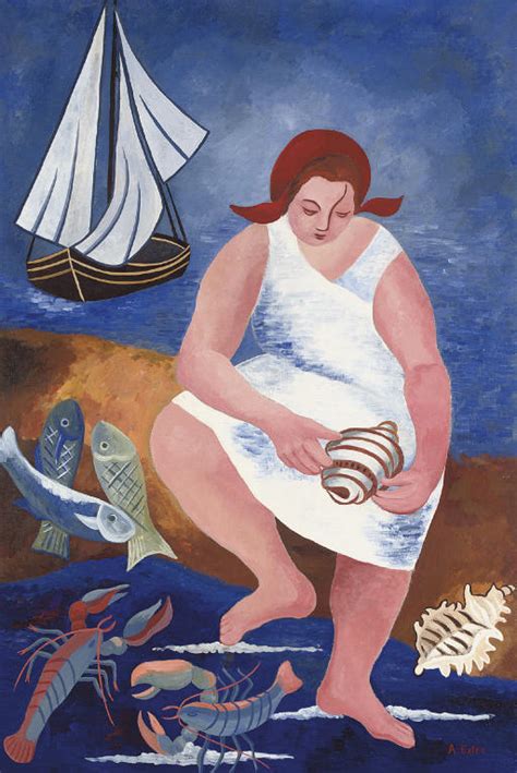 Aleksandra Aleksandrovna Ekster [Exter] (1882-1949) , Fisherwoman ...
